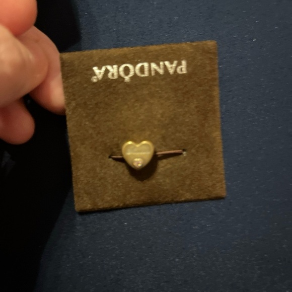 Pandora Silver Ring with Heart Design - Picture 4 of 4